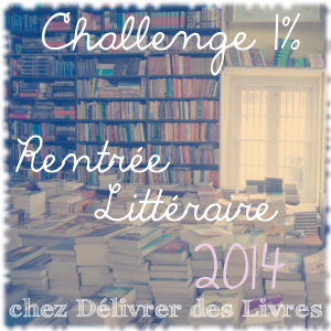 Challenge 1% Rentrée Littéraire 2014