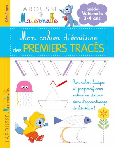 Cahier d'écriture des lettres Français: Apprendre et tracer des alphabets  pour les enfants d'âge préscolaire de 3 à 5 ans, cahier d'écriture pour les